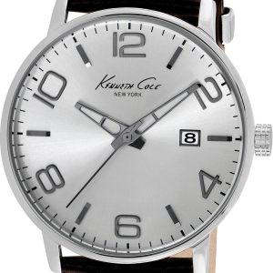 Kenneth Cole Herrklocka IKC8006 Silverfärgad/Läder Ø42 mm