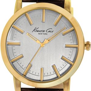 Kenneth Cole Herrklocka IKC8043 Silverfärgad/Läder Ø43.5 mm