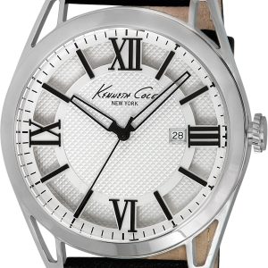 Kenneth Cole Herrklocka IKC8072 Vit/Läder Ø44 mm