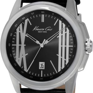 Kenneth Cole Herrklocka IKC8095 Svart/Läder Ø44 mm