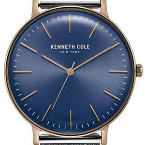 Kenneth Cole Herrklocka KC15183003 Blå/Stål Ø38 mm