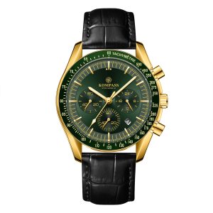 Kompass ChronoSpeed Gold Green Black