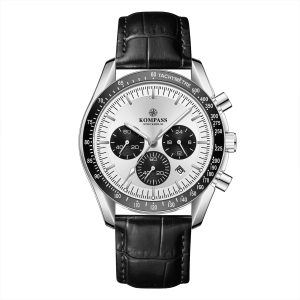 Kompass ChronoSpeed Silver Black