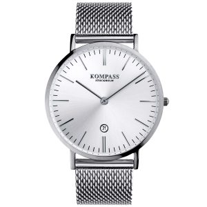 Kompass Nautilus Silver Mesh Strap