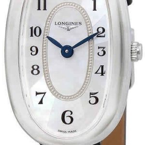 Longines Damklocka L2.305.4.83.0 Symphonette Silverfärgad/Läder