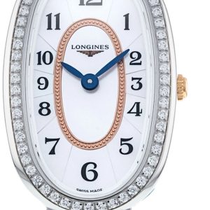 Longines Damklocka L2.305.5.88.7 Symphonette Silverfärgad/18 karat