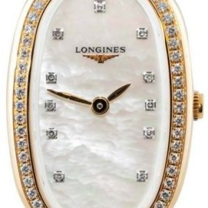 Longines Damklocka L2.305.9.87.0 Symphonette Silverfärgad/Läder