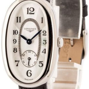 Longines Damklocka L2.306.4.83.0 Symphonette Vit/Läder Ø21.9 mm