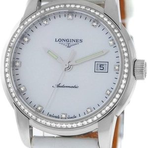 Longines Damklocka L2.563.0.87.2 Saint-Imier Vit/Läder Ø30 mm