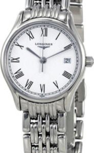 Longines Damklocka L4.259.4.11.6 Lyre Vit/Stål Ø25 mm