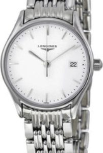 Longines Damklocka L4.259.4.12.6 Lyre Vit/Stål Ø25 mm