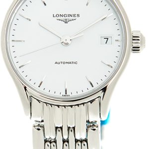 Longines Damklocka L4.360.4.12.6 Lyre Vit/Stål Ø25 mm