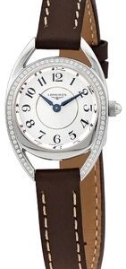 Longines Damklocka L6.136.0.73.2 Equestrian Vit/Läder Ø26 mm