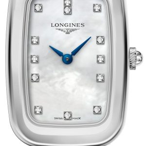 Longines Damklocka L6.140.4.87.6 Equestrian Vit/Stål