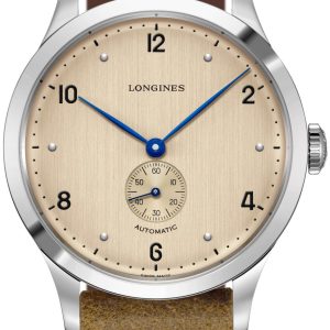 Longines Heritage 1945 Herrklocka L2.813.4.66.2 Beige/Läder Ø40 mm