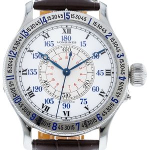 Longines Herrklocka L2.678.4.11.0 Heritage Vit/Läder Ø47.5 mm