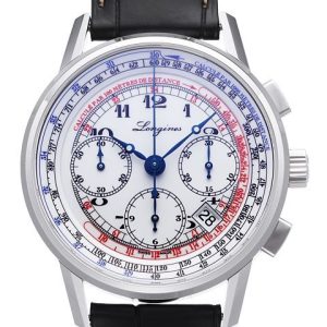 Longines Herrklocka L2.781.4.13.2 Heritage Telemeter Chronograph