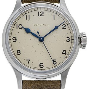 Longines Herrklocka L2.819.4.93.2 Heritage Beige/Läder Ø38.5 mm