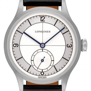 Longines Herrklocka L2.828.4.73.0 Heritage Silverfärgad/Läder