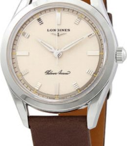 Longines Herrklocka L2.834.4.72.2 Arrow Silverfärgad/Läder Ø38.5 mm