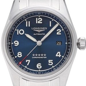 Longines Herrklocka L3.810.4.93.6 Spirit Blå/Stål Ø40 mm