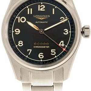 Longines Herrklocka L3.811.1.53.6 Spirit Svart/Titan Ø42 mm