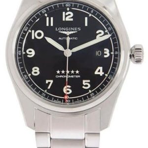 Longines Herrklocka L3.811.4.53.6 Spirit Svart/Stål Ø42 mm