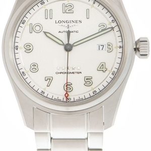 Longines Herrklocka L3.811.4.73.6 Spirit Silverfärgad/Stål Ø42 mm