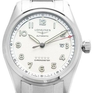 Longines Herrklocka L3.811.4.73.9 Spirit Prestige Silverfärgad/Stål