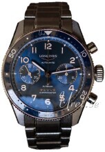 Longines Herrklocka L3.821.4.93.6 Spirit Flyback Blå/Stål Ø42 mm