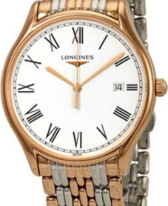 Longines Herrklocka L4.859.1.11.7 Lyre Vit/Roséguldstonat stål