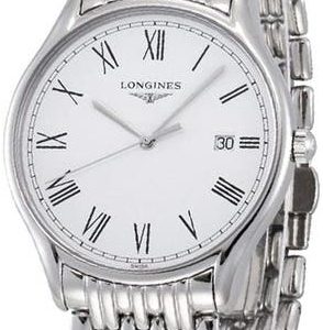 Longines Herrklocka L4.859.4.11.6 Lyre Vit/Stål Ø39 mm