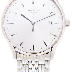 Longines Herrklocka L4.859.4.72.6 Lyre Silverfärgad/Stål Ø38.5 mm