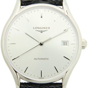 Longines Herrklocka L4.860.4.72.2 Lyre Silverfärgad/Läder Ø35 mm