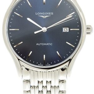 Longines Herrklocka L4.961.4.92.6 Lyre Blå/Stål Ø40 mm