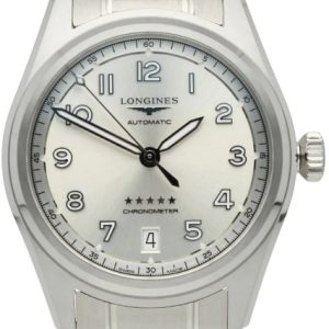 Longines L3.410.4.63.6 Spirit Silverfärgad/Stål Ø37 mm