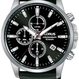 Lorus Herrklocka RM387HX9 Sport Svart/Läder Ø42 mm