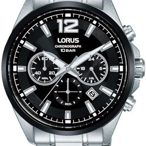 Lorus Herrklocka RT381JX9 Sports Svart/Stål Ø43 mm