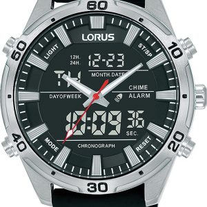 Lorus Herrklocka RW653AX9 Sports Svart/Gummi Ø46 mm