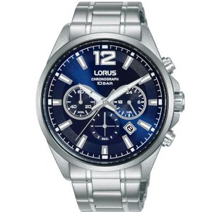 Lorus Sports Chronograph RT383JX9 - Herr - 43 mm - Quartz - Mineralglas