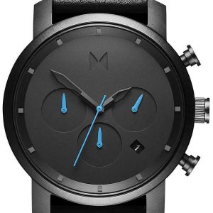 MVMT Chrono Herrklocka MC02-GUBL Grå/Läder Ø40 mm