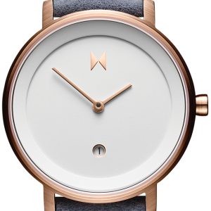 MVMT Damklocka D-MF02-WBLU Signature Ii Vit/Läder Ø34 mm