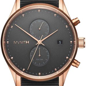 MVMT Herrklocka D-MV01-RGGR2 Voyager Grå/Textil Ø42 mm