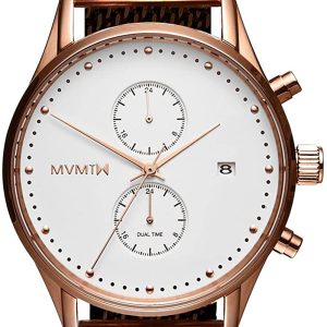 MVMT Herrklocka D-MV01-RGM Voyager Vit/Roséguldstonat stål Ø42 mm