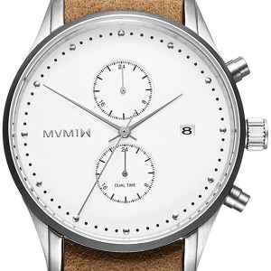 MVMT Herrklocka D-MV01-WT Voyager Vit/Läder Ø42 mm