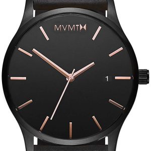 MVMT Herrklocka MM01-BBRGL Classic Svart/Läder Ø45 mm