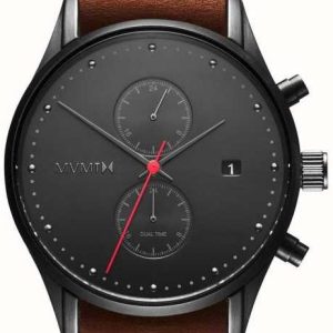 MVMT Herrklocka MV01-BTL2 Voyager Svart/Läder Ø42 mm