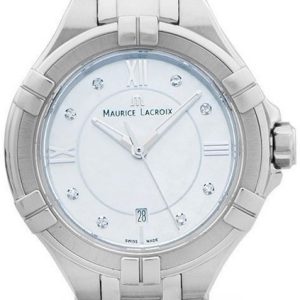 Maurice Lacroix Damklocka AI1004-SS002-170-1 Aikon Vit/Stål Ø30 mm