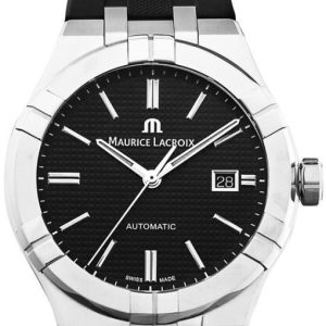 Maurice Lacroix Herrklocka AI6008-SS000-330-2 Aikon Svart/Gummi Ø42