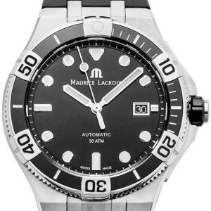 Maurice Lacroix Herrklocka AI6058-SS001-330-1 Aikon Svart/Gummi Ø43